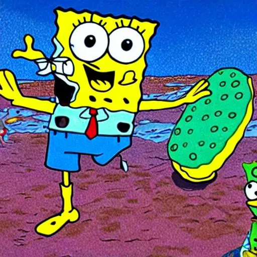 Prompt: spongebob