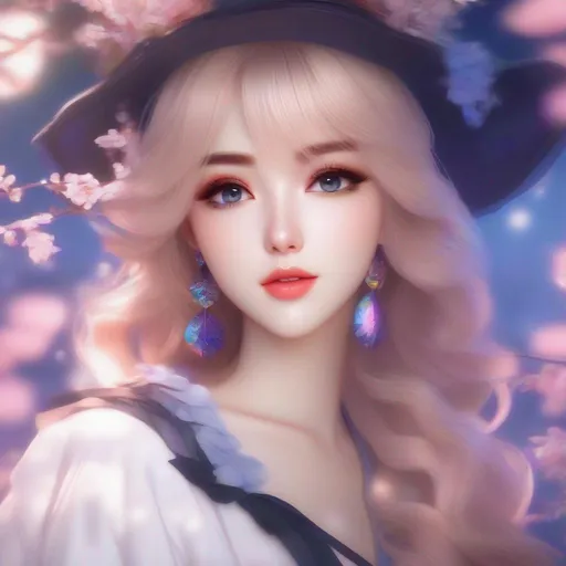 3d anime woman and beautiful pretty art 4k full HD f