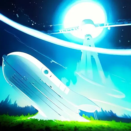 Prompt: close up, spatula big paint strokes, artsy big white fat spaceship. w a beam in a top of a field, render, realistic, landscape, with a halo", glowing, silky, furry, backlit, warm tones, night-sky, lots of moss, indigo, cream, coral, bone-white, ornate, dynamic, particulate, intricate, elegant, highly detailed, airbrush, volumetric lighting, occlusion, smooth, sharp focus, 128K UHD octane render, w more detail, ultra realistic, insane detail, cinematic