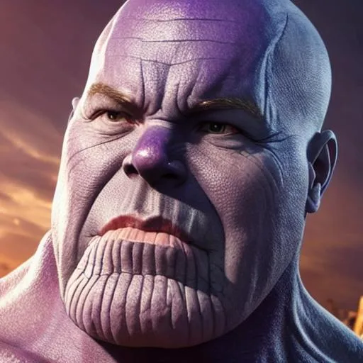 Prompt: fortnite thanos Ultra HD UHD  2K 4K 8K 12K 16K 32K 64K Photorealistic Photorealism Masterpiece Beautiful 