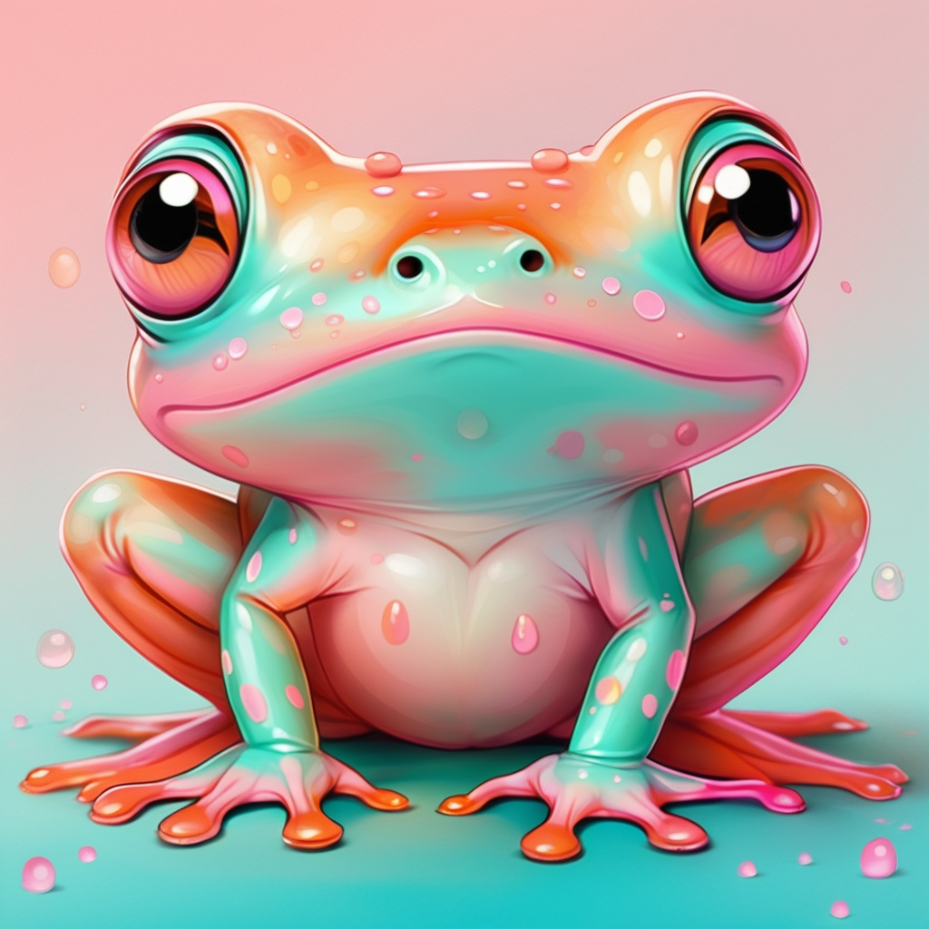 Cute Frog | Fine Art Print | zoljo's Artist Shop