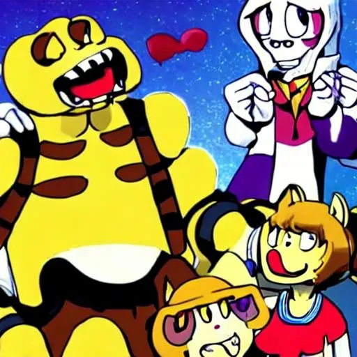 Prompt: Undertale as a 90s movie