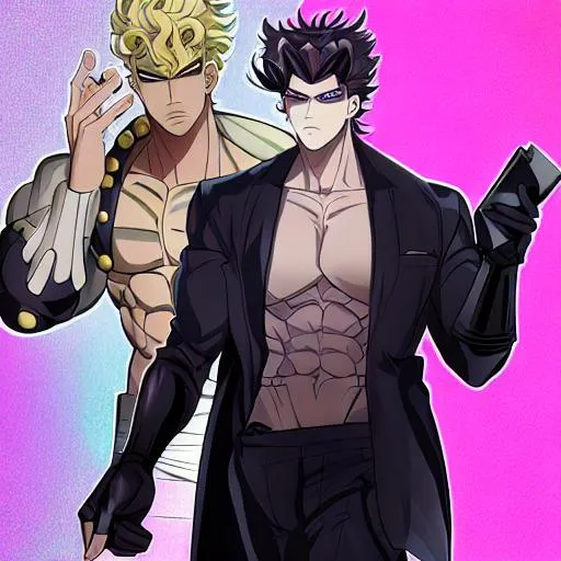 Prompt: Judge in Jojo’s Bizarre Adventure art style