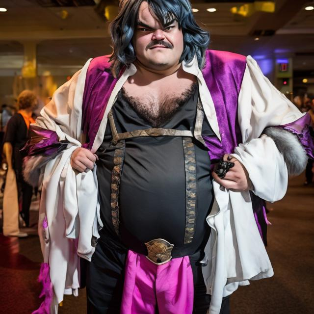 Jack Black cosplay as Ivankov