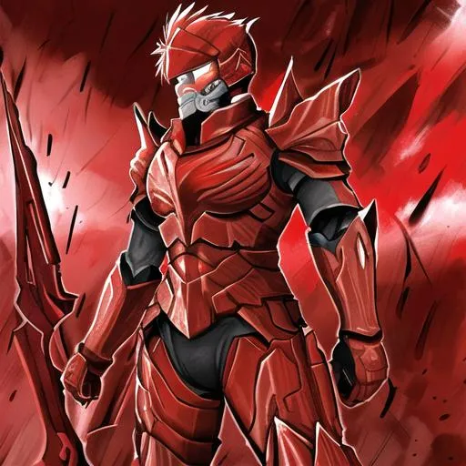 Prompt: red spartan 