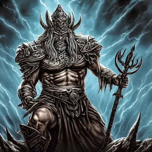 Prompt: god of metal