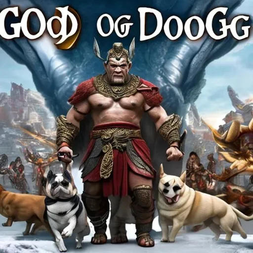 Prompt: God of dogs