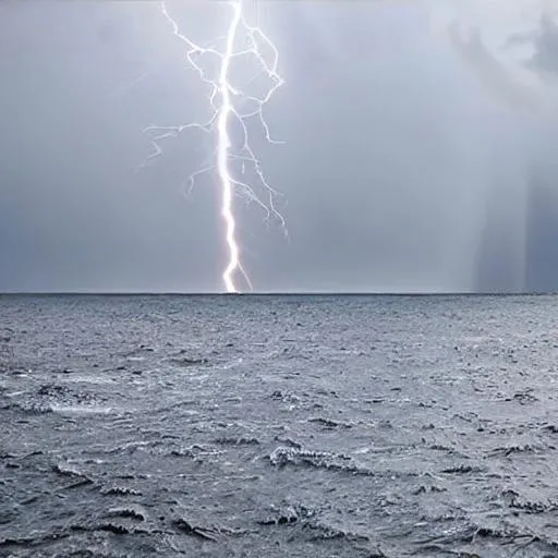 Prompt: Shtorm on the sea