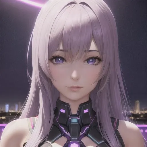 Prompt: ((Cinematic high quality)) ((photorealistic portrait masterpiece photo)) of a futuristic city with a purple backround 