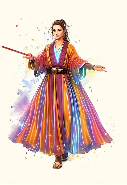 Prompt: Photorealistic Jedi robe