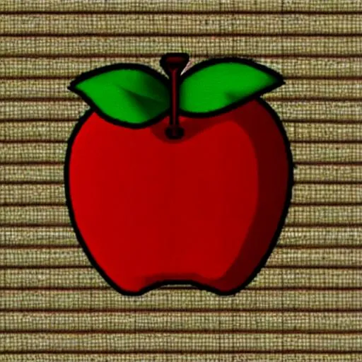 Prompt: 16 bit red apple