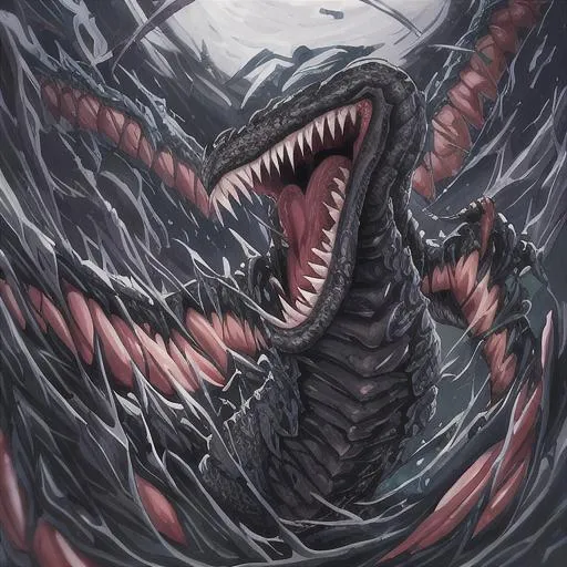 Prompt: Venom Dragon