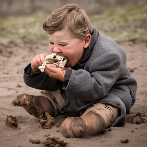 Prompt: George Aden eats poop
