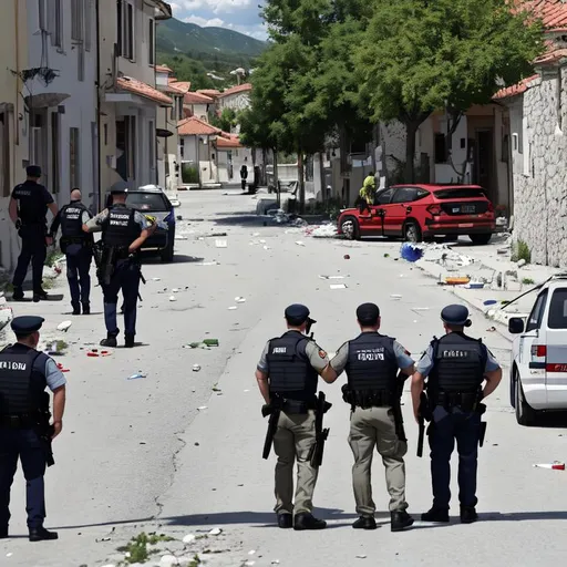 Prompt: Shooting Rampage Leaves 11 Dead After Family Dispute In Montenegrin Town