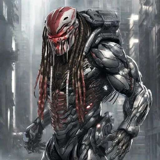 Prompt: Cyborg and The predator combined 
