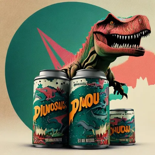 Prompt: {Dinosaur} in round pop can on white background with same themed label, stock photo in site specific artwork style, minimal retouching,

photobashing, artful

juxtaposition, petcore, sanriocore, still life focus --s 50