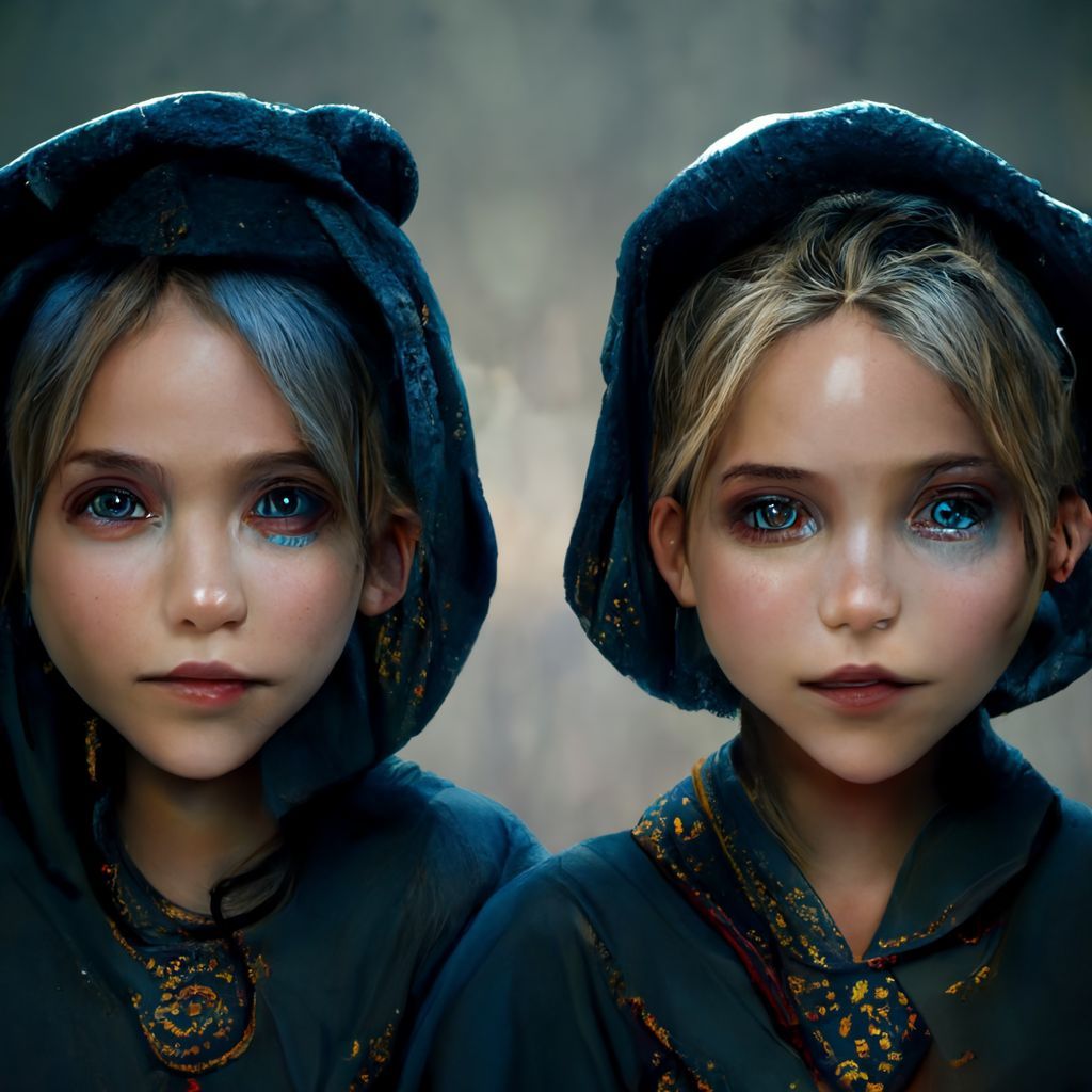 Prompt: olsen twins, fantasy unreal engine