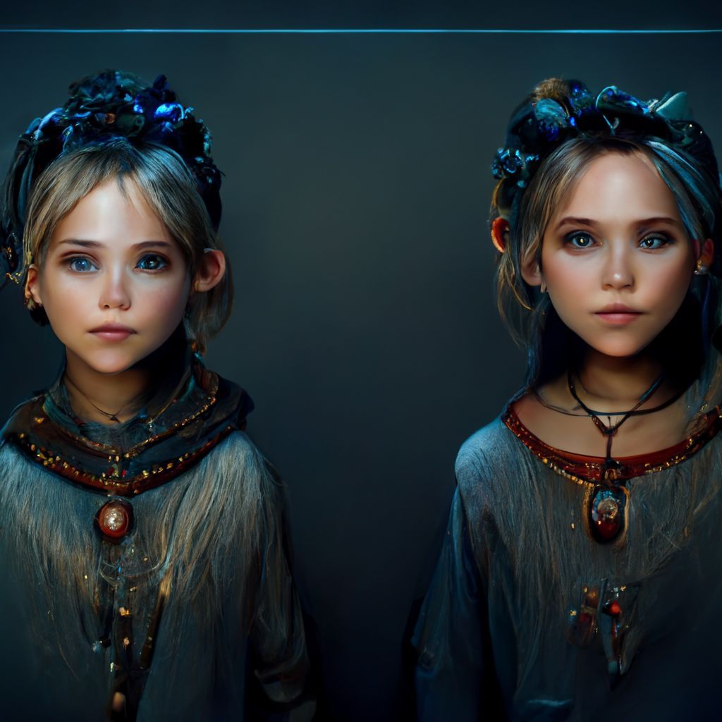 Prompt: olsen twins, fantasy unreal engine