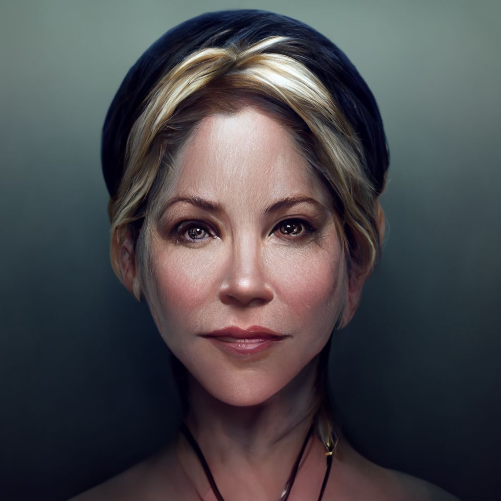 Prompt: christina applegate, portrait unreal engine