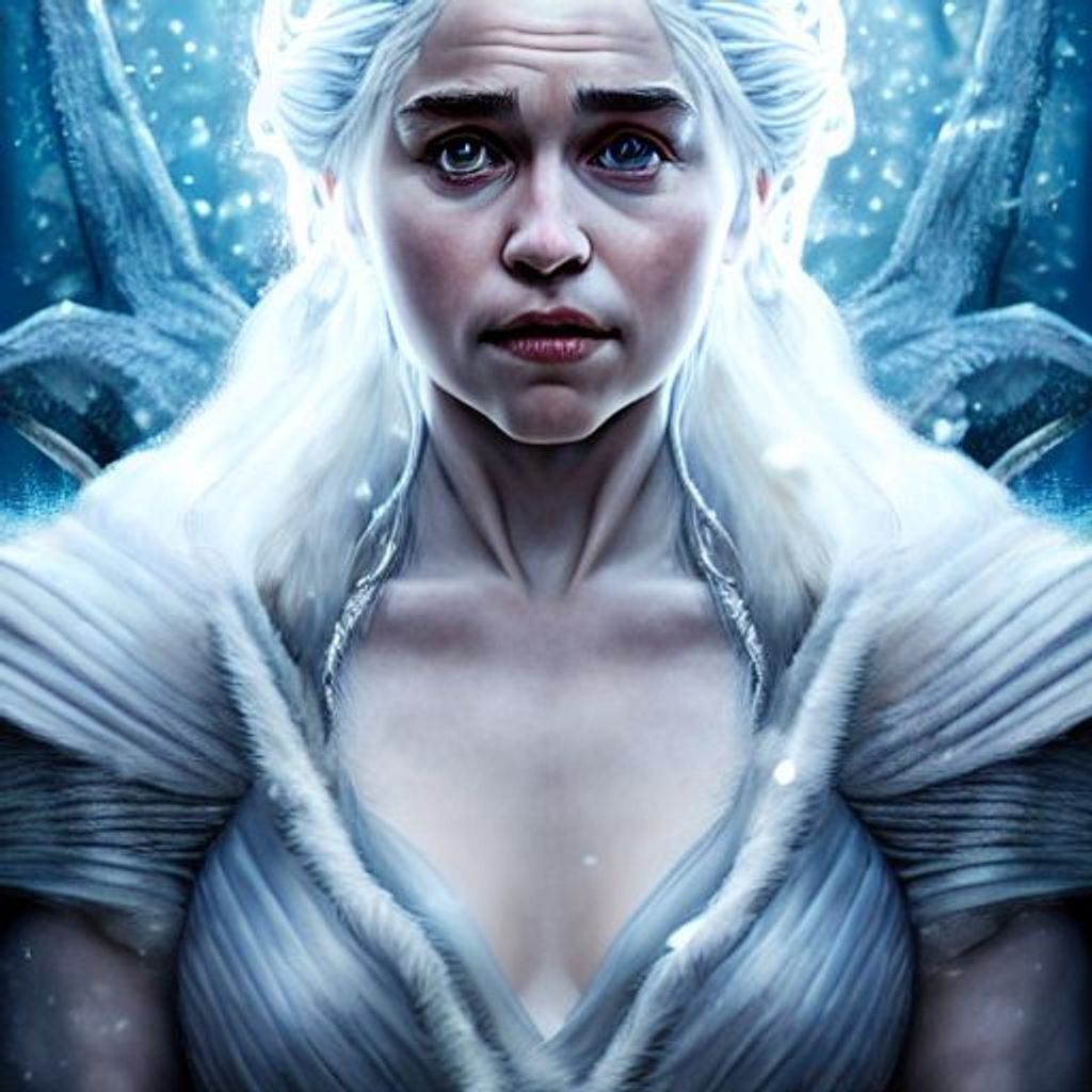 Daenerys Targaryen as Queen of Winter | OpenArt