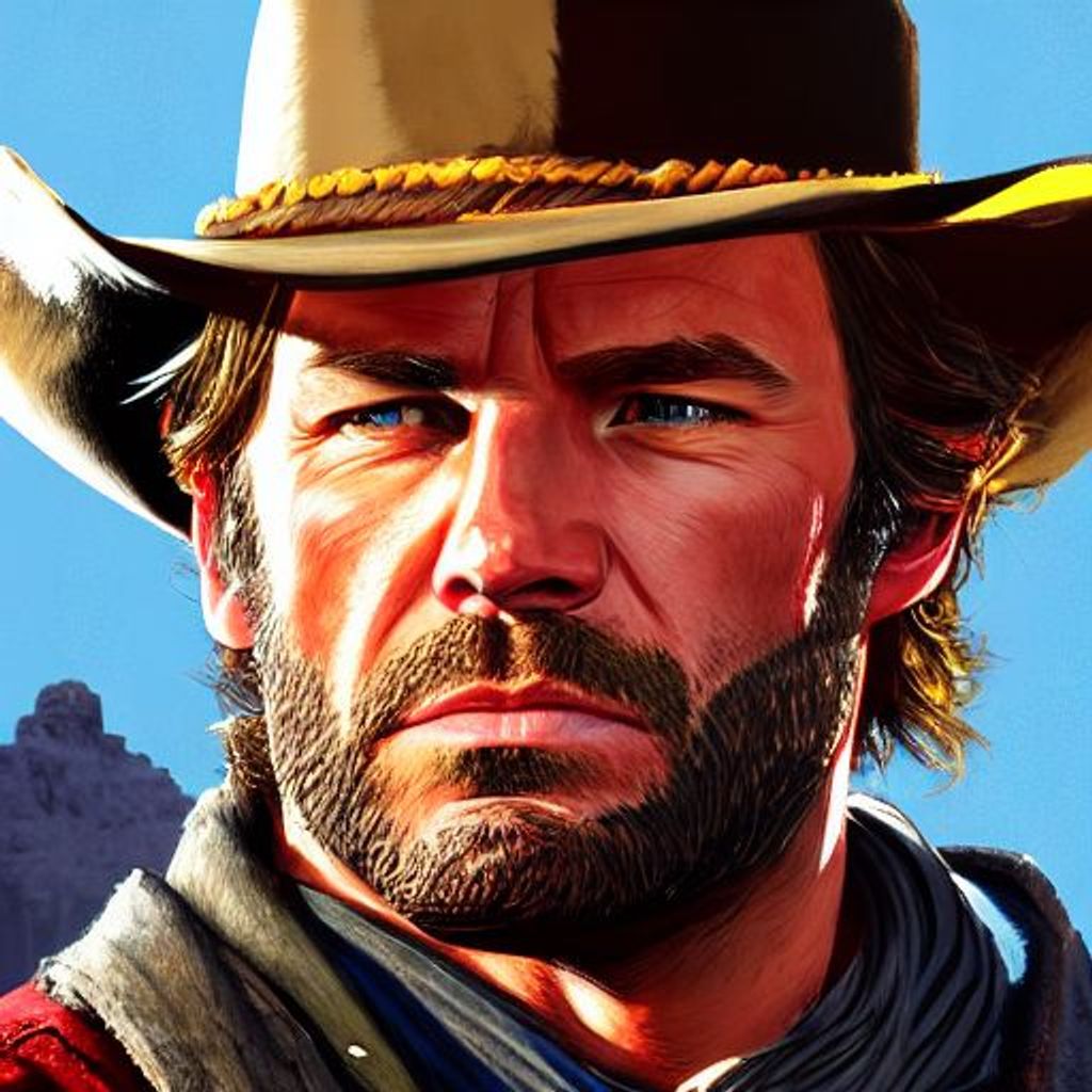 portrait of arthur morgan of red dead redemption 2 w... | OpenArt