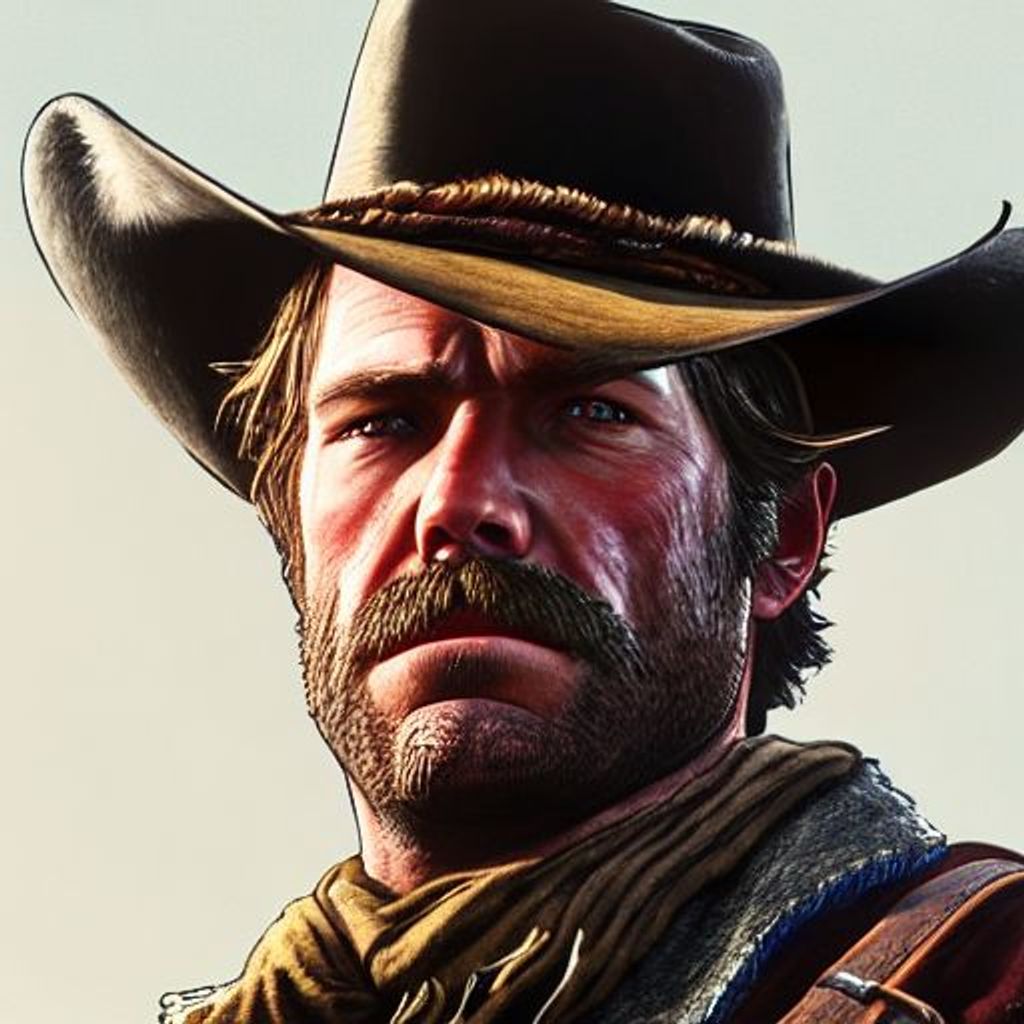 portrait of arthur morgan of red dead redemption 2 w... | OpenArt