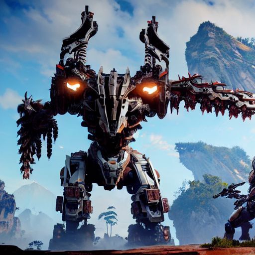 a cinematic still of a Hydra in horizon zero dawn an... | OpenArt