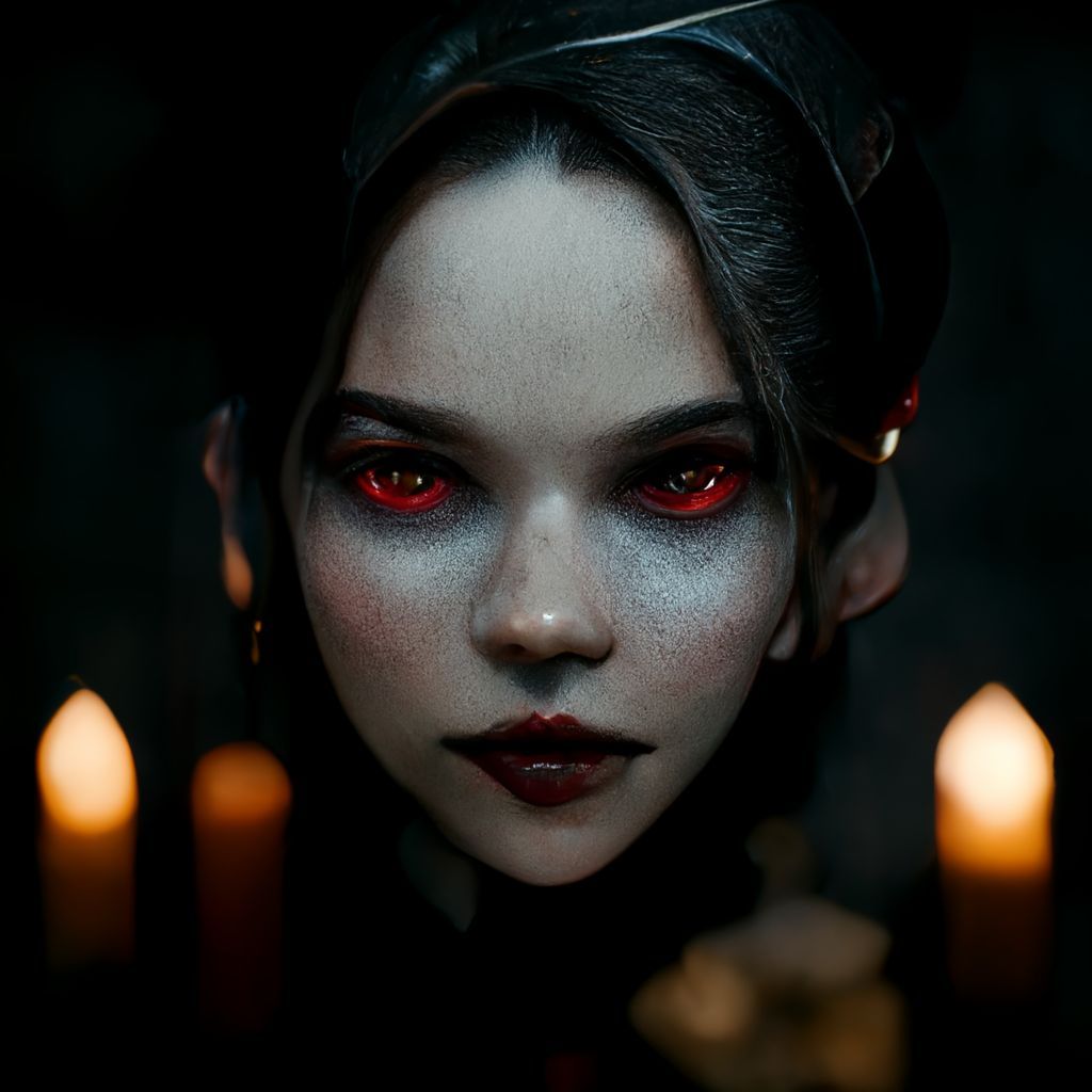 Prompt: vampire, fantasy unreal engine 8k