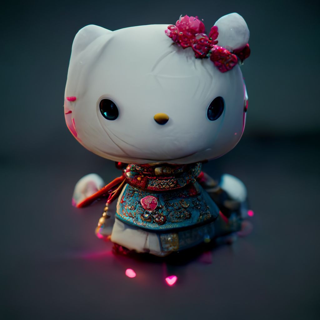 Prompt: hello kitty, unreal engine 8k