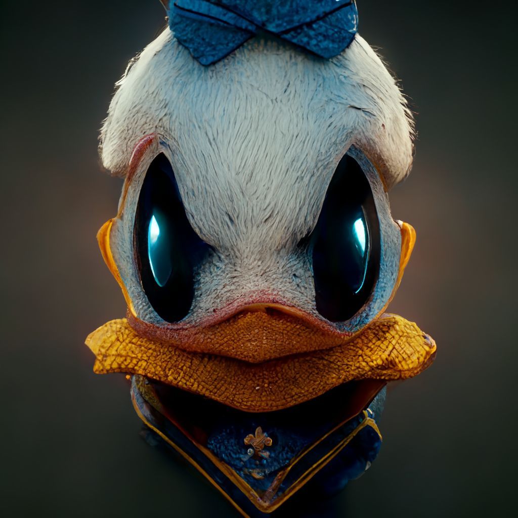 Prompt: donald duck, unreal engine 8k