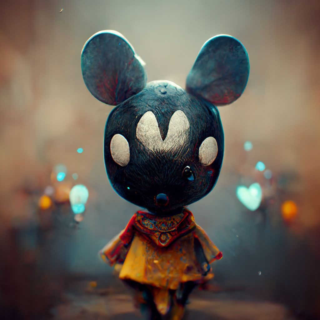 Prompt: mickey mouse, unreal engine