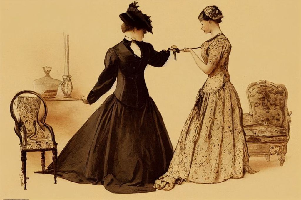 Prompt: victorian woman raising the hem of her dress to show off her saucy ankles, victorian background, victorian clothing, most beautiful ankles in the world, flirty