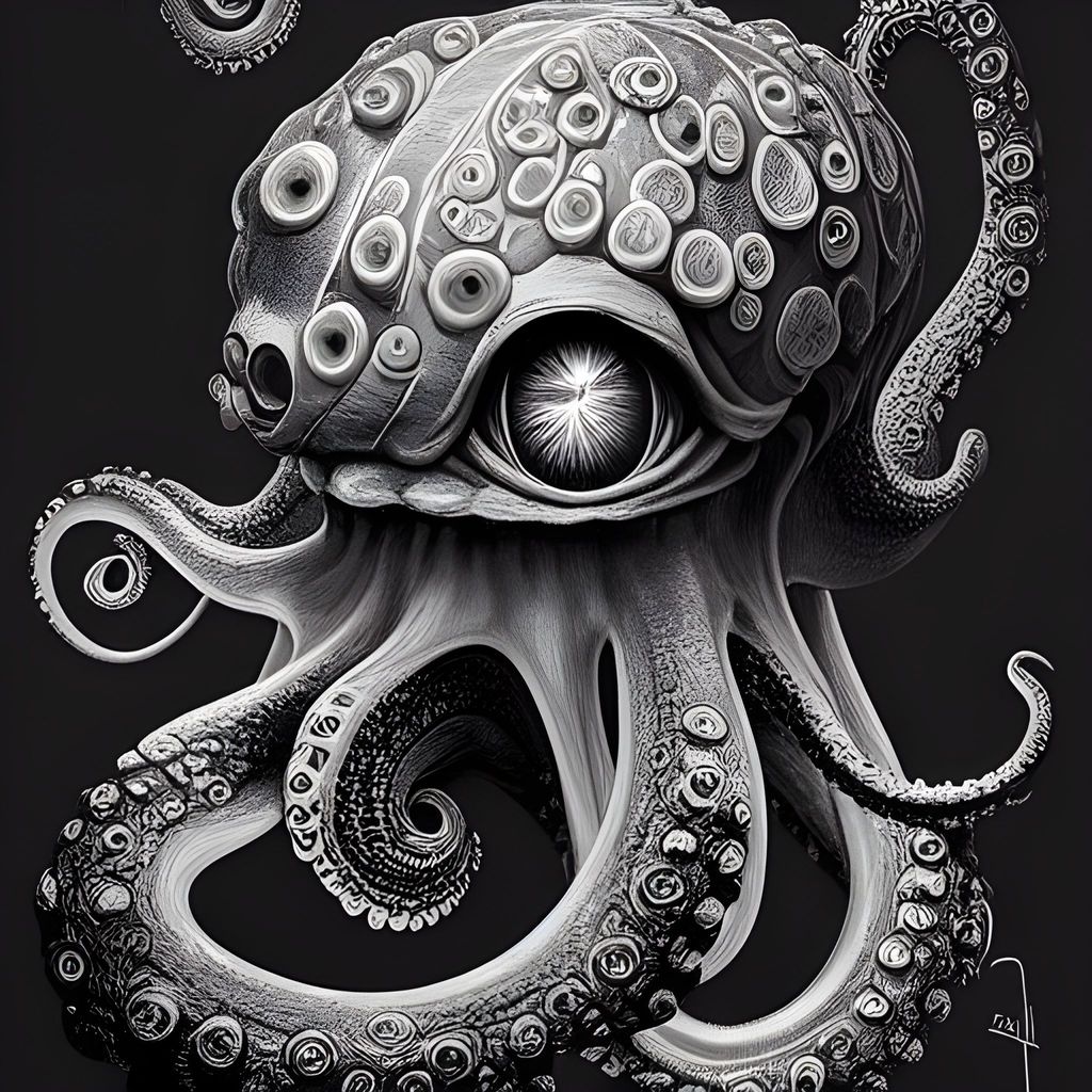 Eye Ball Octopus Monster