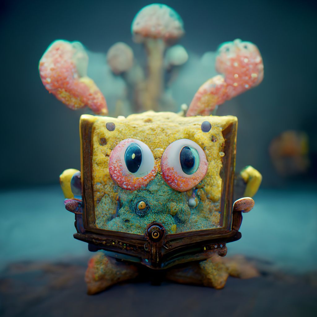 Prompt: SpongeBob SquarePants, unreal engine 8k