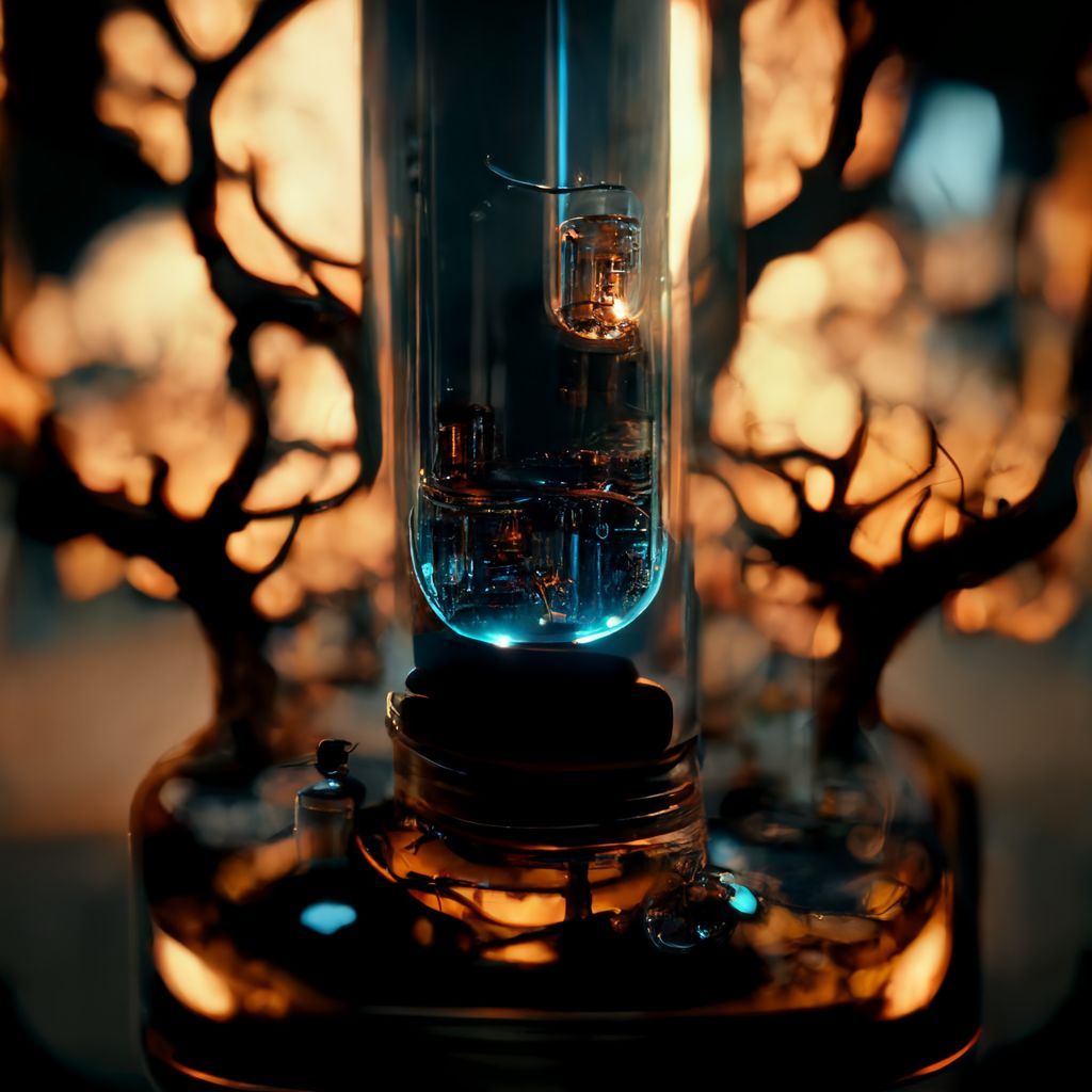 nature in a vacuum tube OpenArt