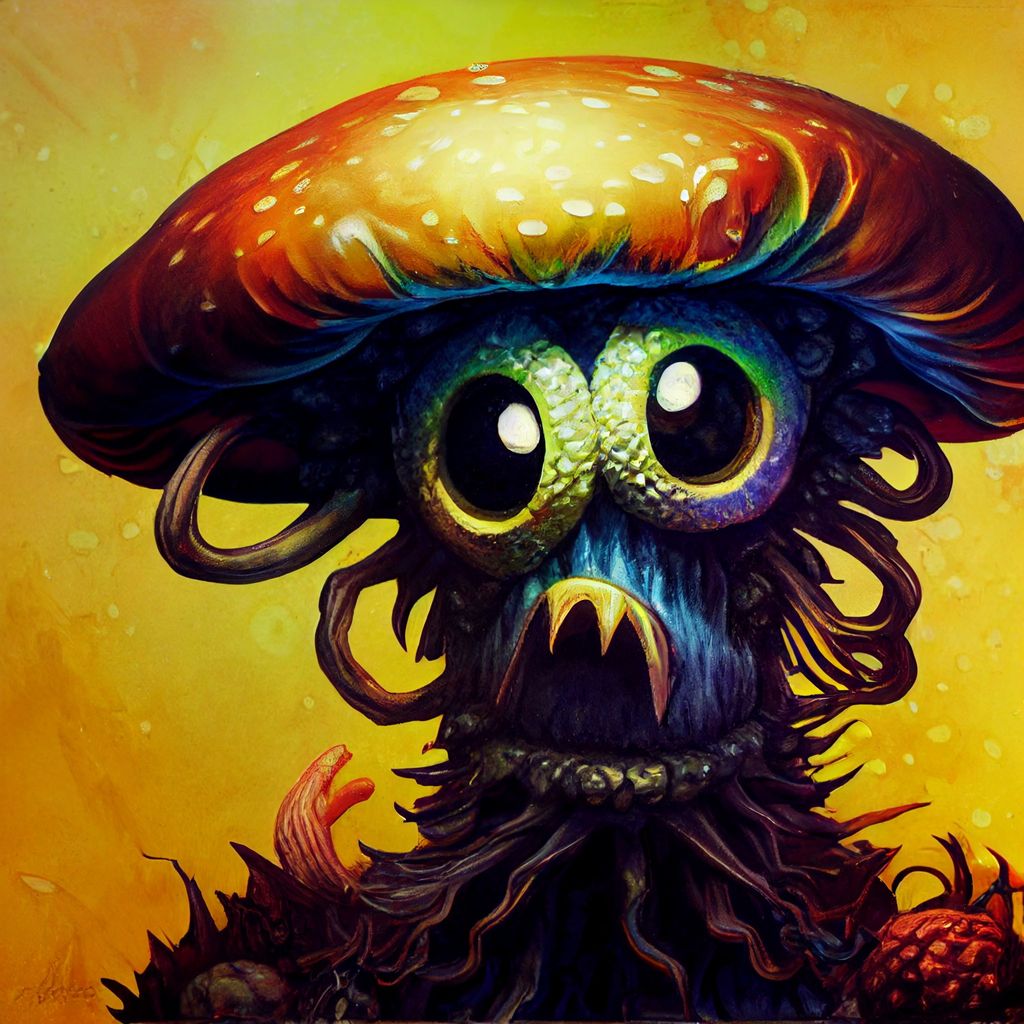 A skeletal toothy boney burger eating at M̸̡̻͎̺͕͕̦̔a... | OpenArt