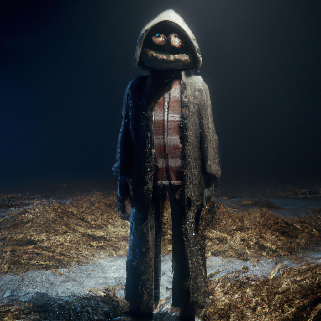 Prompt: Evil dark horror nightmare Scarecrow at night time, moody lighting, 8 k resolution, octane render, trending on artstation, by h. r. giger and greg rutkowski, haze, ultra-detailed, film photography, light leaks, Larry Bud Melman, trending on artstation, sharp focus, studio photo, intricate details, highly detailed, by greg rutkowski