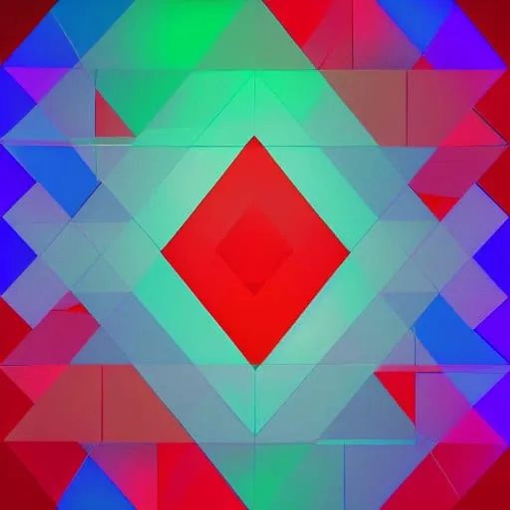 A Triangle Geometric Shapes Cool Effect Cool Part OpenArt