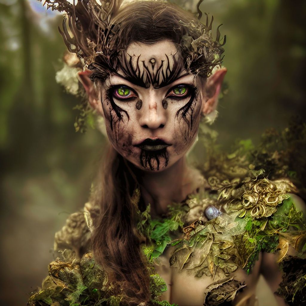 Prompt:  angry, evil! young female sorceress, ornate glowing! magical armor, bright sunshine in a ethereal and eerie valley, with forest creeks and meadows with foliage textures, muted foliage colors, real dynamic skies, real volumetric clouds, real dynamic random weather