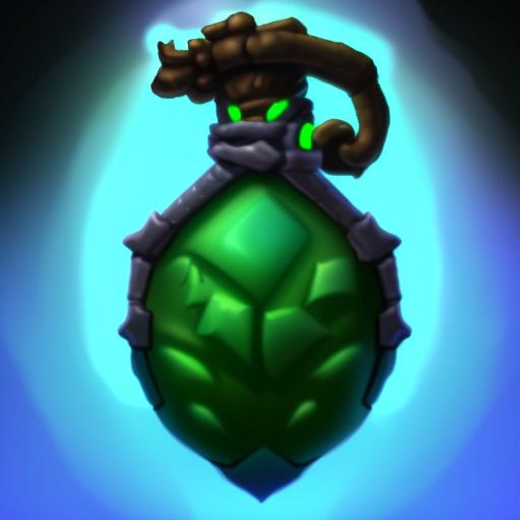 Prompt: A hyperrealist detailed potion in the middle center of a black background in the style of a rpgicon,  game inventory item icon,