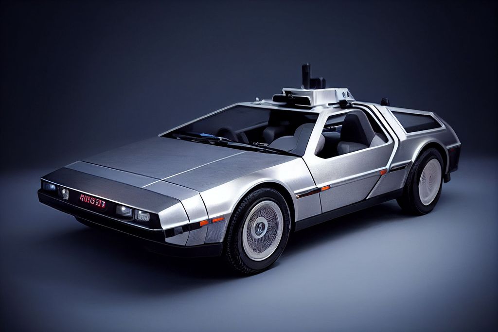 Prompt: Delorean’s Omega 2040 Concept is Built to Endure a “Rugged” Future, midshot