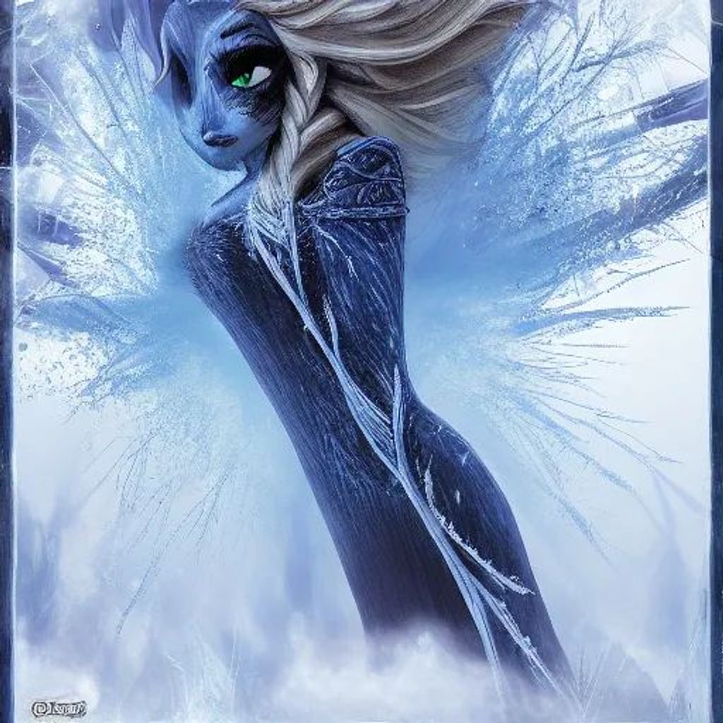 Prompt: frozen banshee