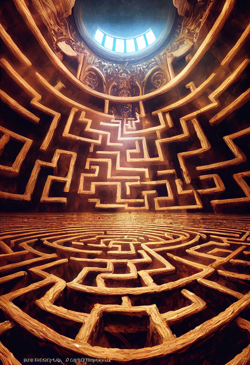 Prompt: Labyrinth True Realism Symmetrical