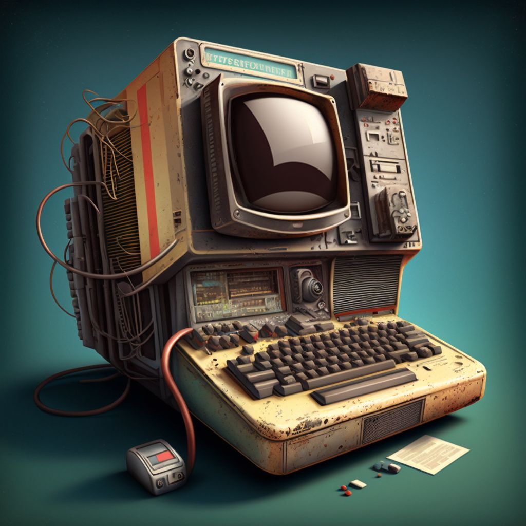 Prompt: retro computing