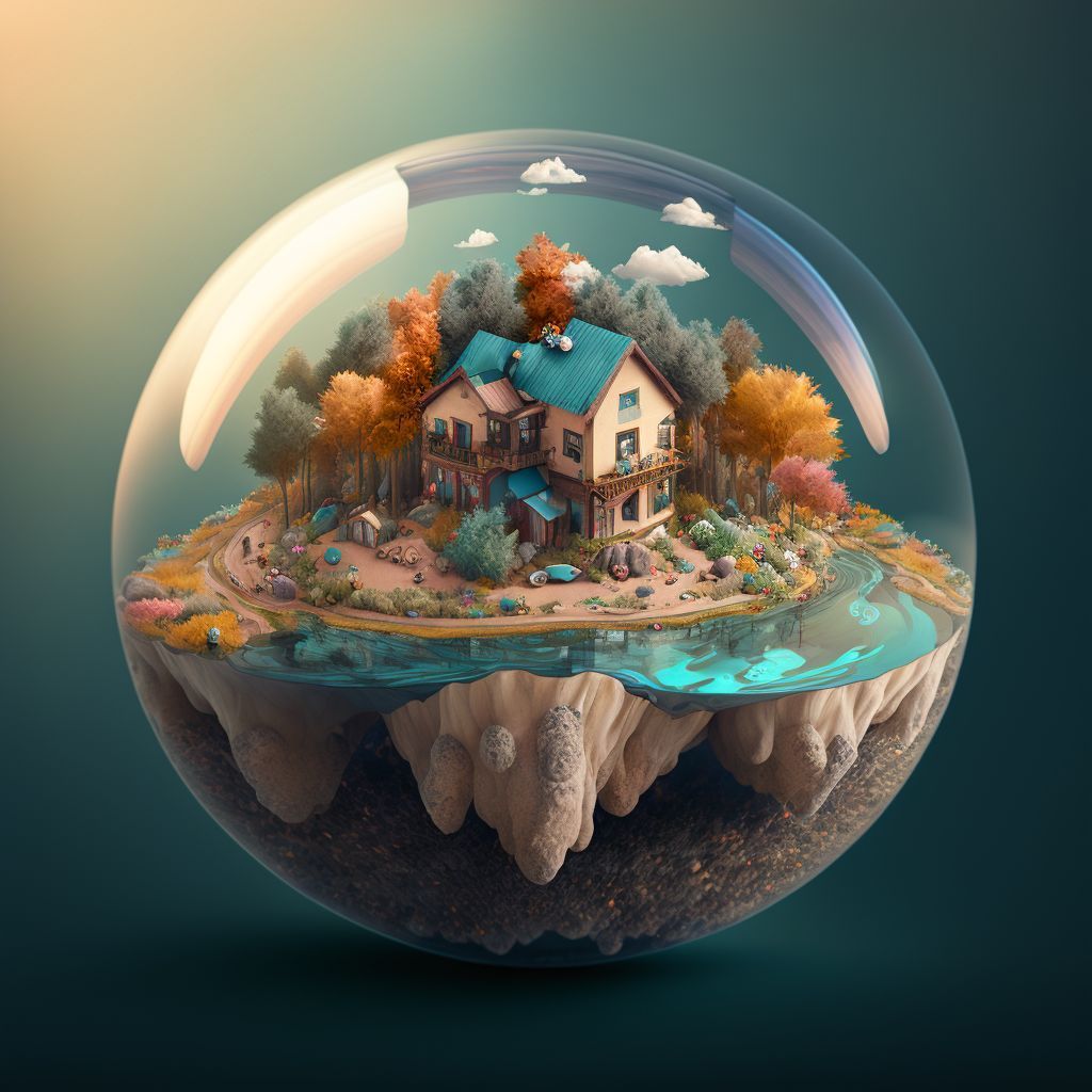 Prompt: micro world