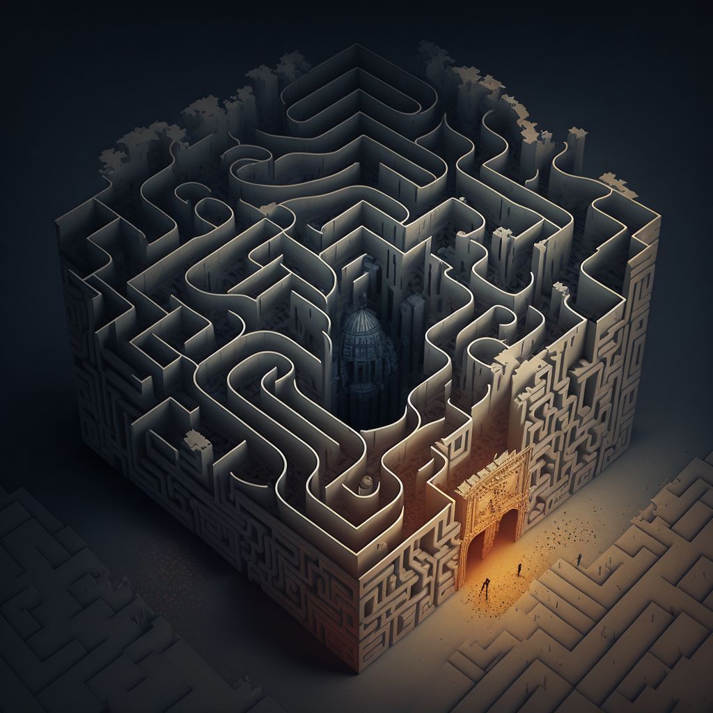 Prompt: amazing maze