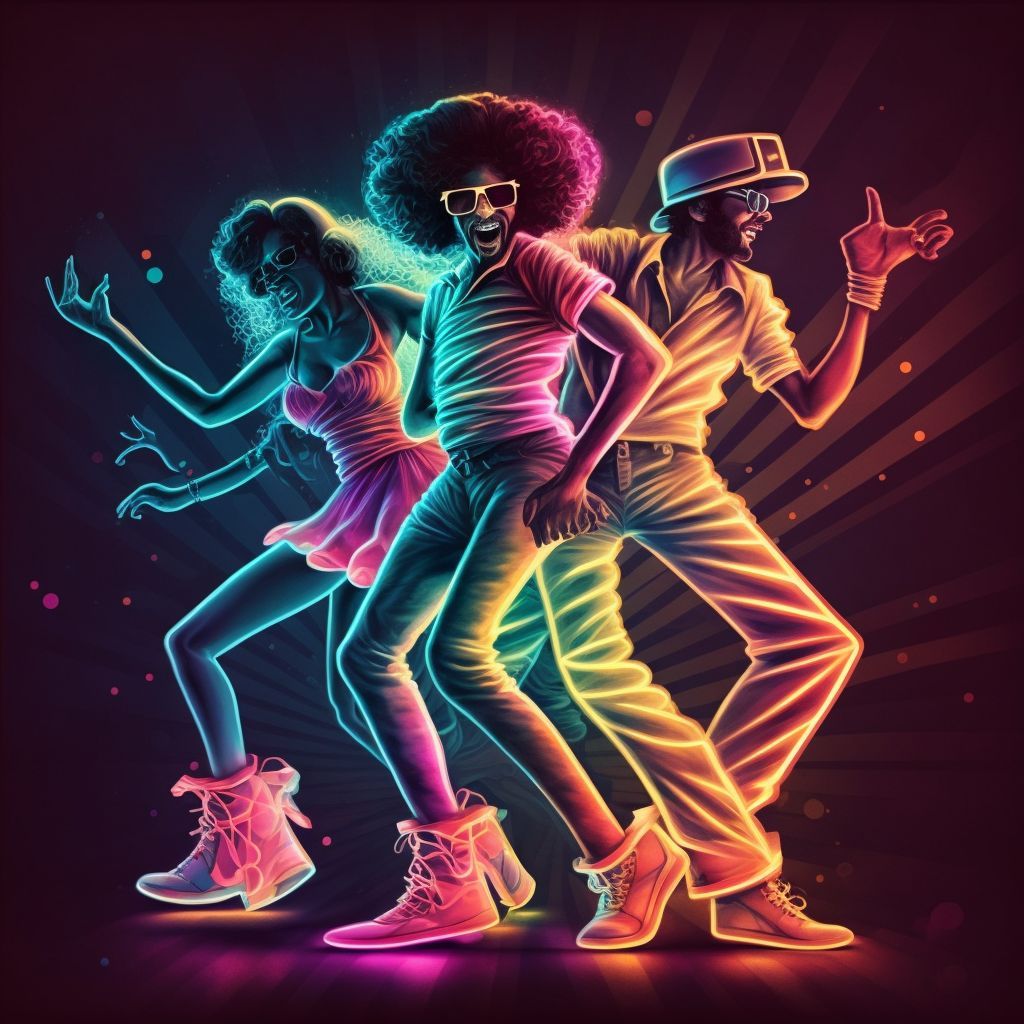Prompt: shader disco dancing