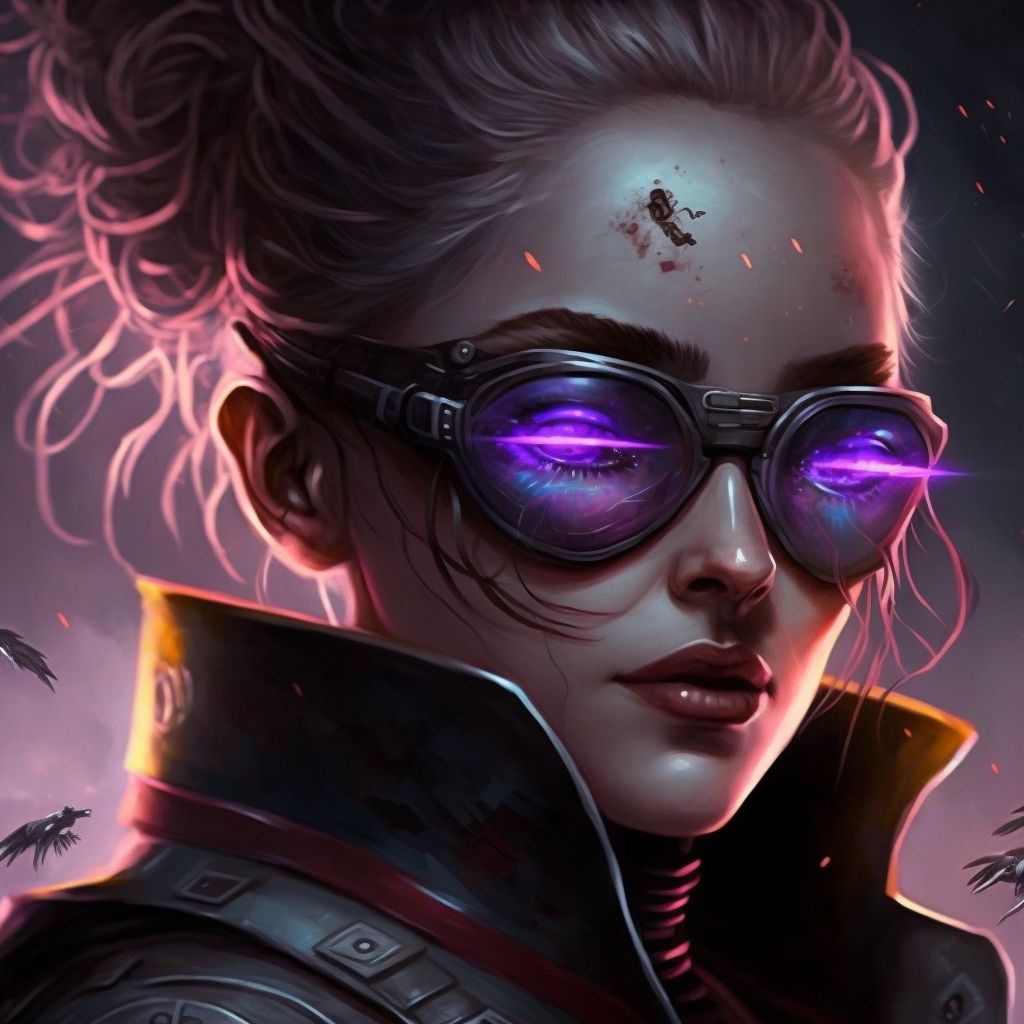 a close up of a person wearing sunglasses, cyberpunk... | OpenArt