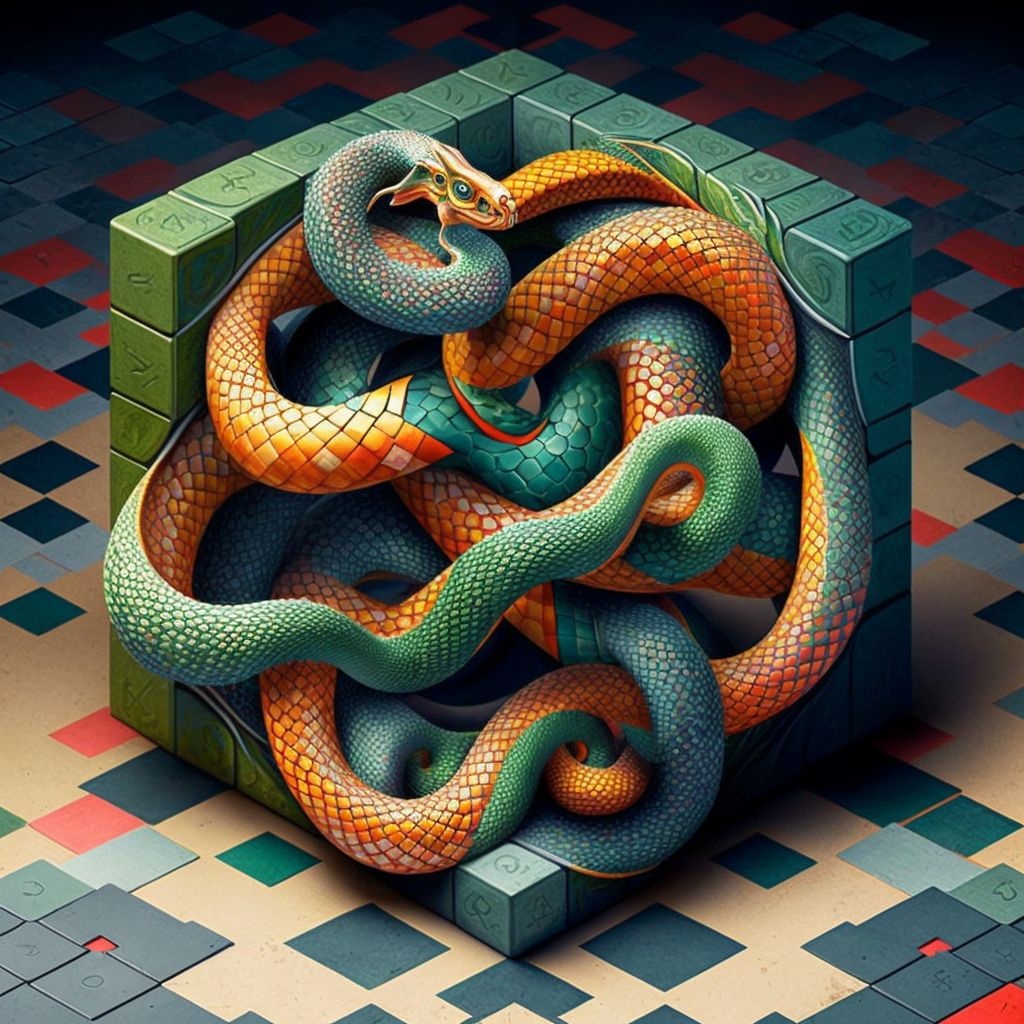 Snake Game Art Prints for Sale