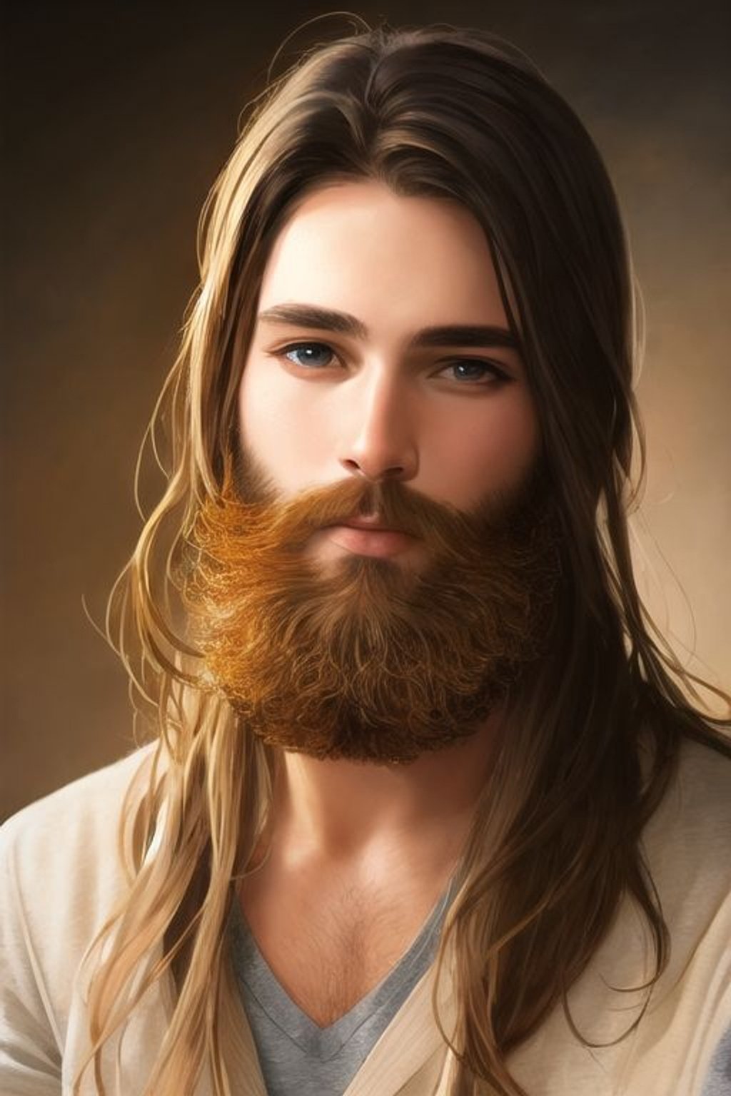 SamDoesArt, a boy, long hair, beard, man, detailed f... | OpenArt